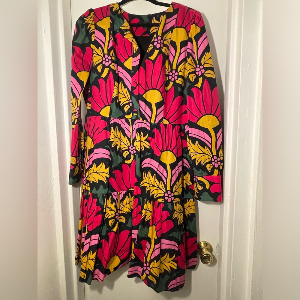 Jcrew Multi. Color Midi Dress